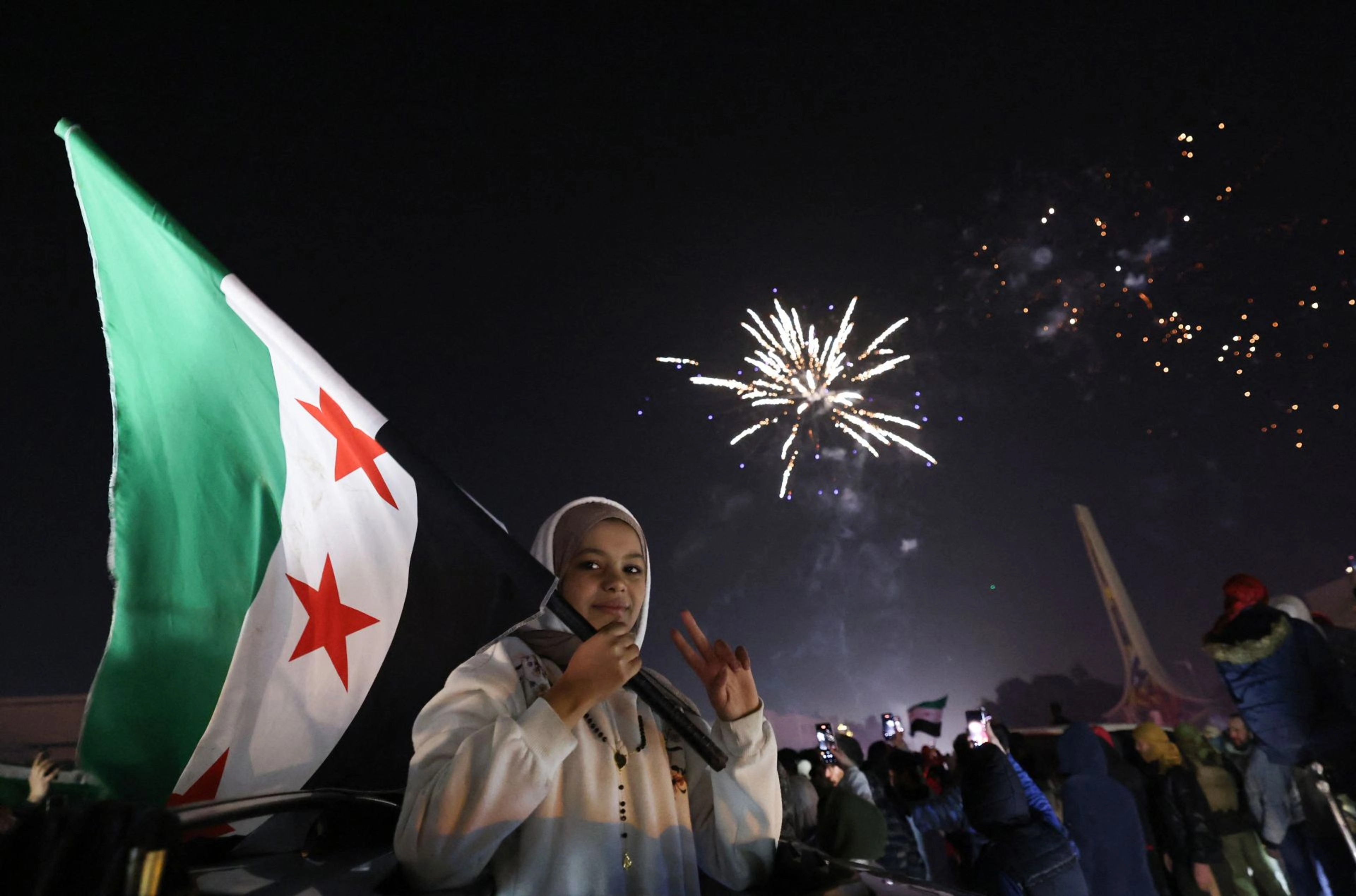 New Year 2025 celebrations in Damascus