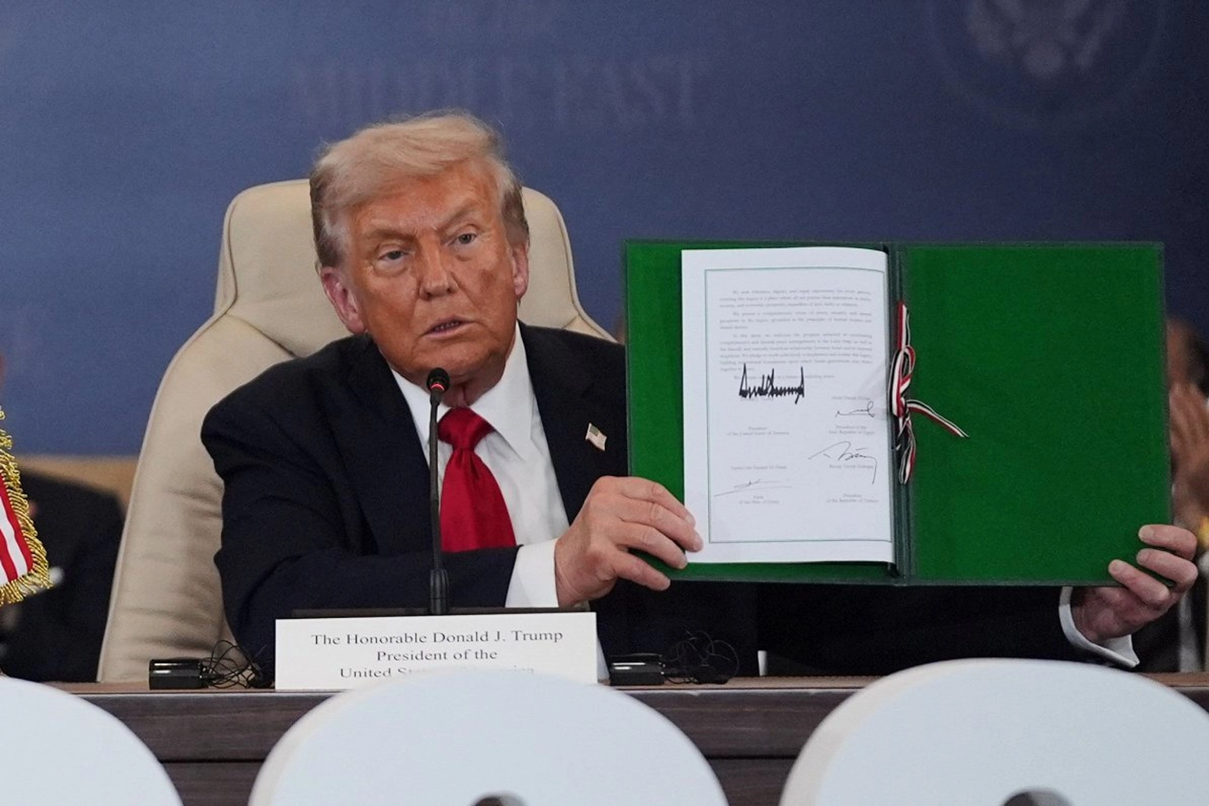The Russia-Arab summit coincided with the signing of the Gaza ceasefire agreement