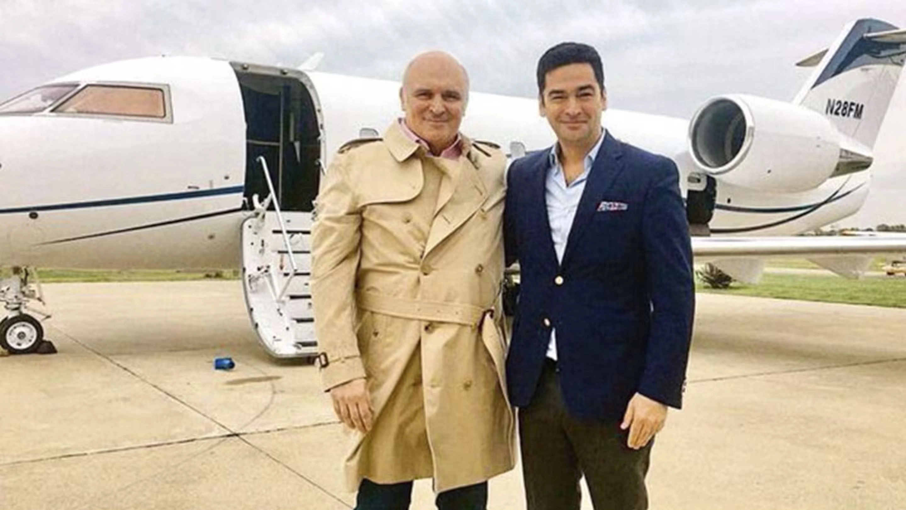 José Luis Espert (left) with “Fred” Machado