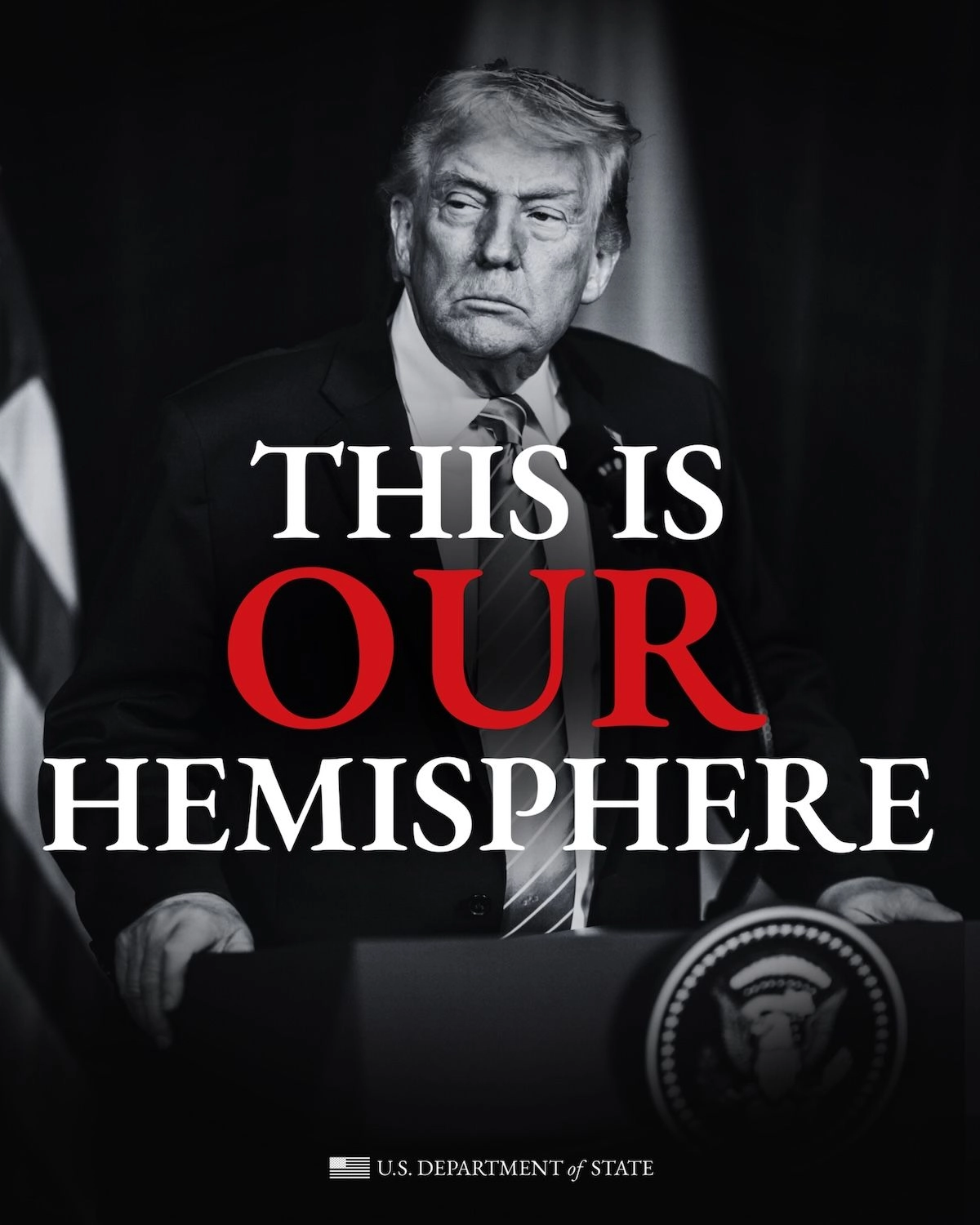 “This is our hemisphere,” read a post on social media by the U.S. State Department in January 2026