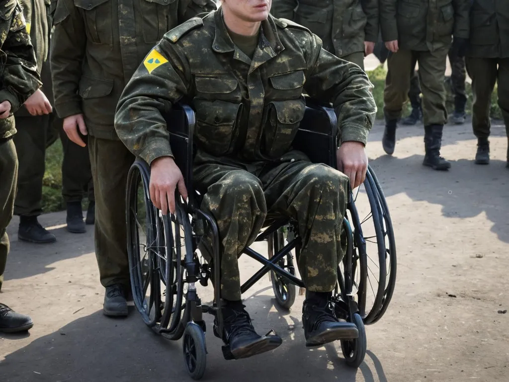 Russian fake claims Ukraine is mobilizing amputees