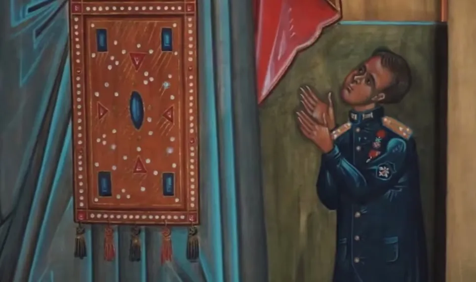 Russian Orthodox icons have begun depicting participants in the full-scale invasion of Ukraine