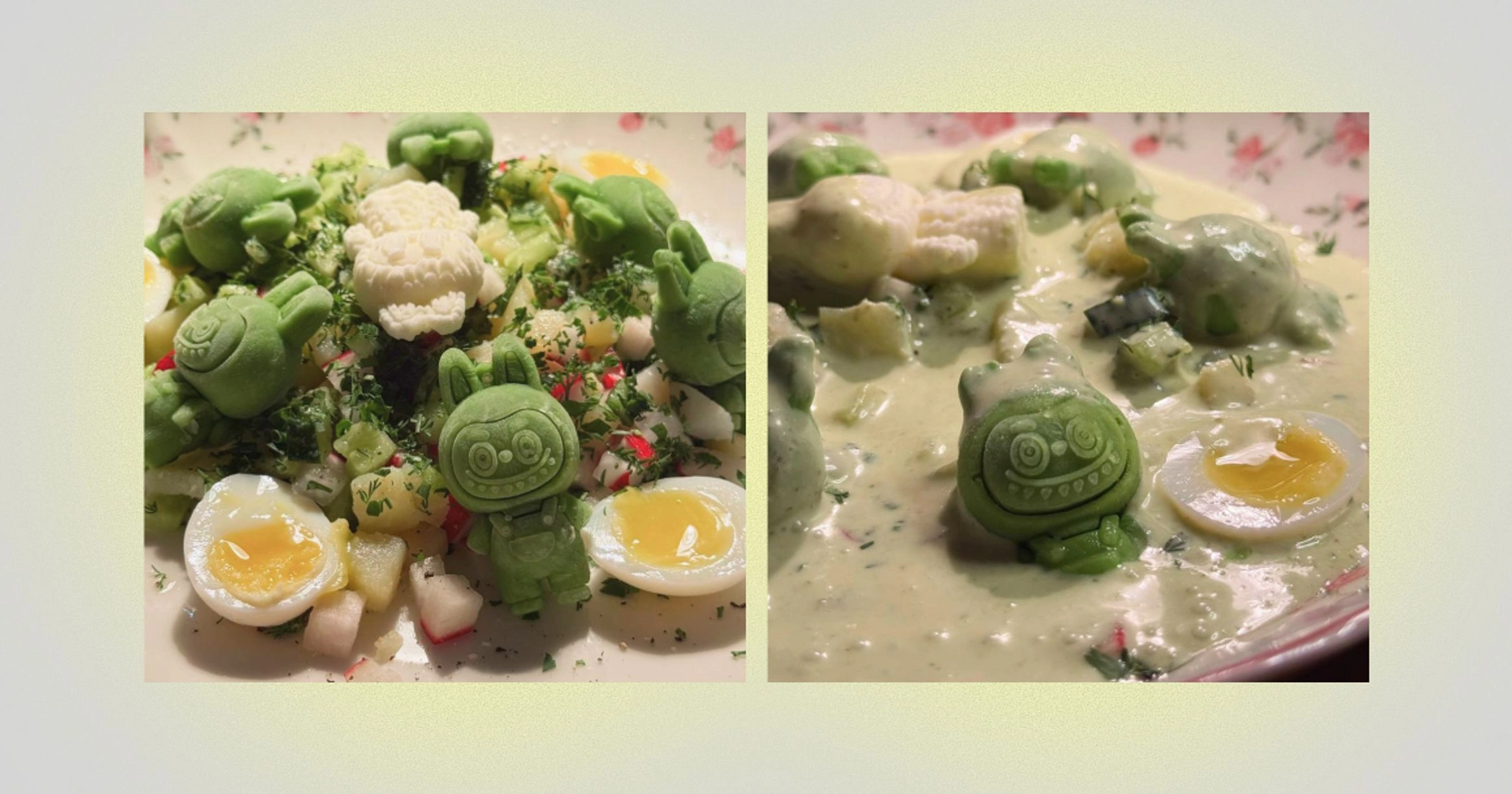 On the menu at Moscow’s Madame Roche restaurant: okroshka renamed the Seven Labubus Soup