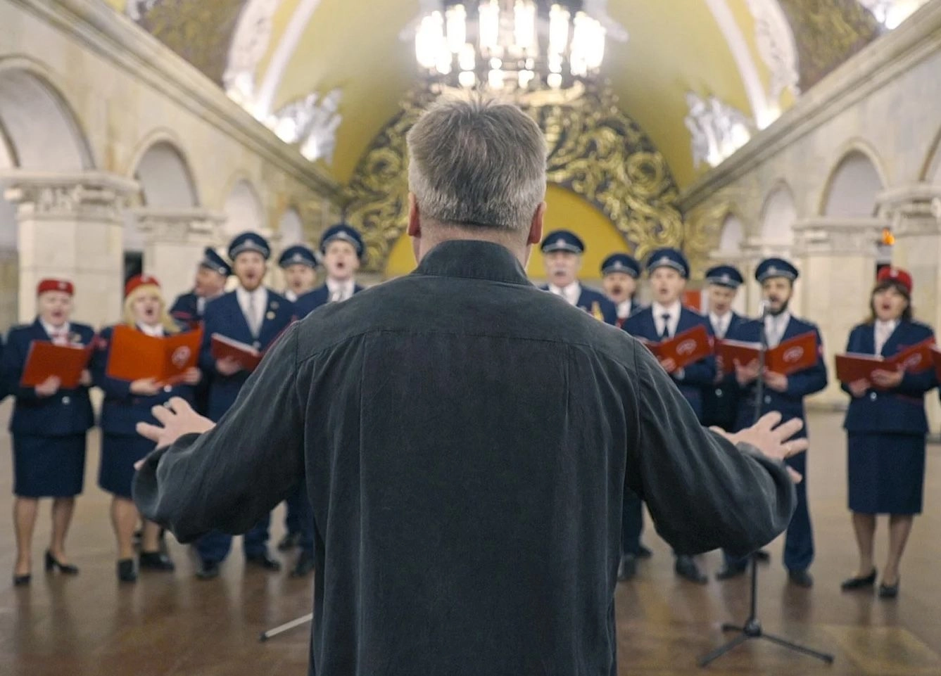 A frame from Yana Isaenko’s The Doors Are Closing