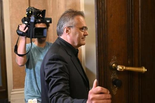 Egisto Ott at the trial in Vienna. Photo: Austria Press Agency